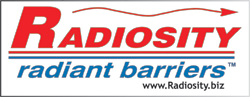 Radiosity Radiant barriers save energy by decreasing heat load in buildings.